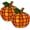 2 PCS, variant on 6.5" Halloween Decoration Stained Glass Pumpkin Lamp, Plug-In Resin Pumpkin Stained Glass Lamp Jack-O-Lantern, Gothic Table Lamp, Indoor Pumpkins Lantern Decorations for Home Party