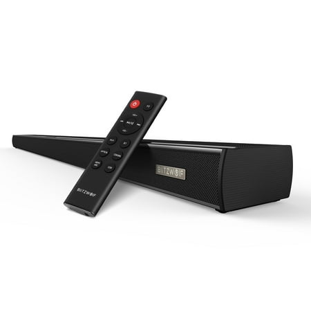 BlitzWolf 36 Inch 2.0 Channel bluetooth Soundbar Home TV Soundbar Stereo Wireless Speaker Surround Sound Remote Controc with Coaxial/ Optical/ AUX/ USB