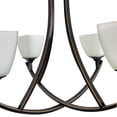 thumbnail image 3 of Lampara Colgante Luz Ideal, Candil Negro 4 Brazos., 3 of 5