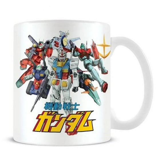 Gundam Mech Mash Up Mug