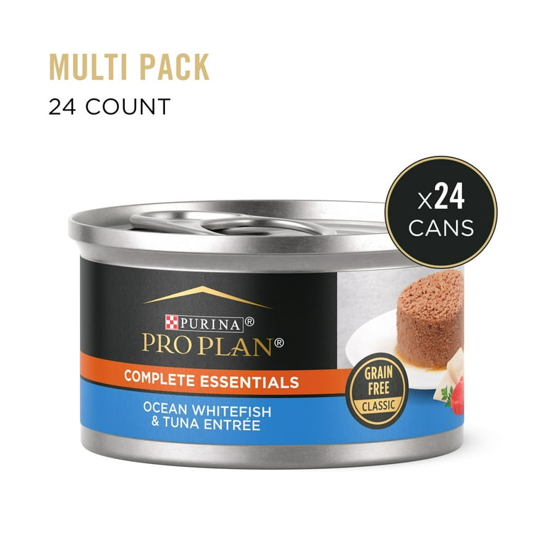 Purina Pro Plan, Grain-Free Ocean Whitefish & Tuna, Wet Cat Food
