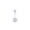 White, variant on 1Pc Heart Navel Ring Bell Button Ring Body Jewelry Sexy Beach Piercing US-Blue