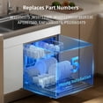 thumbnail image 4 of 2 Pack W10350375 Dishwasher Top Rack Adjuster Replacement for Whirlpool Kenmore, 4 of 4