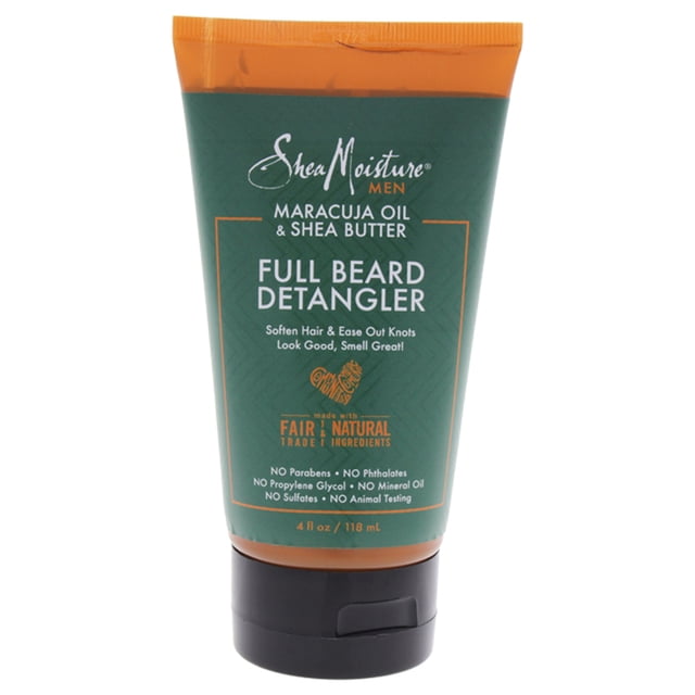 Bálsamo Shea Moisture Maracuja Oil & Shea Butter Beard Detangler Soften Hair & Ease Out Knots Bálsamo Caballero 4 oz