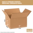 thumbnail image 2 of 10 x 8 x 6" Corrugated Boxes - 25 Per Bundle, 2 of 3