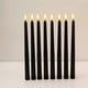thumbnail image 4 of 12x Velas de Cumpleaños LED Negras, Velas de Halloween LED Amarillas Sin Llama Parpadeantes con Pilas, 4 of 10
