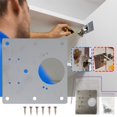 thumbnail image 3 of Cabinet Hinge Repair Plate Stainless Steel Repair Plate for Cupboard Hinges, 3 of 12
