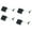 4, variant on WINDLAND 1/2/4Pcs TV Remote Control Tethers with Adjustable Leashes Never Lose TV Remote