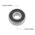 thumbnail image 2 of Uxcell 0.31''x0.87''x0.28'' Deep Groove Ball Bearings Double Sealed Stainless Steel Silver Tone 1pcs, 2 of 4