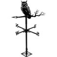 thumbnail image 1 of Hiboux Décoratif en Weathervane - Acier Inoxydable - Noir, 1 of 5