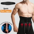 thumbnail image 3 of Adjustable Spring Waist Support Lumbar Trainer Strong Lower Back Brace Protector Sport Accessories, 3 of 7