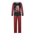 thumbnail image 2 of Meihuid Christmas Pajamas for Family Matching Xmas Christmas Pjs Set Santa Claus Cartoon Print Cute Holiday Family Sleepwear, 2 of 9