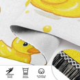 thumbnail image 6 of Yayeee Runner Rug for Bedroom 2'x6' Machine Washable Hallway Non Slip Mat, Yellow Rubber Ducks, 6 of 8