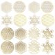 thumbnail image 3 of 16Pcs/Set Metal Energy Decor Sticker Flower of Life Children's Day, 3 of 5