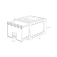 thumbnail image 4 of HomeStock Rustic Ranch Stackable Archive Box with Lock, 12.75" H x 14.25" W x 18" D, Heavy Duty Plastic, Moisture Resistant Design, 4 of 5