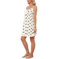 thumbnail image 4 of INSPIRE CHIC Women's Lace Nightgown Floral Spaghetti Strap Cami Sleeveless Sleepwear Sleep Dress XL Hearts, 4 of 6