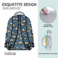thumbnail image 5 of Excavator and Crane Blue Pattern Backpack for School, Cute School Bag with Adjustable Shoulder Straps and Padded Back, 15.3"x11"x7.1", 5 of 5
