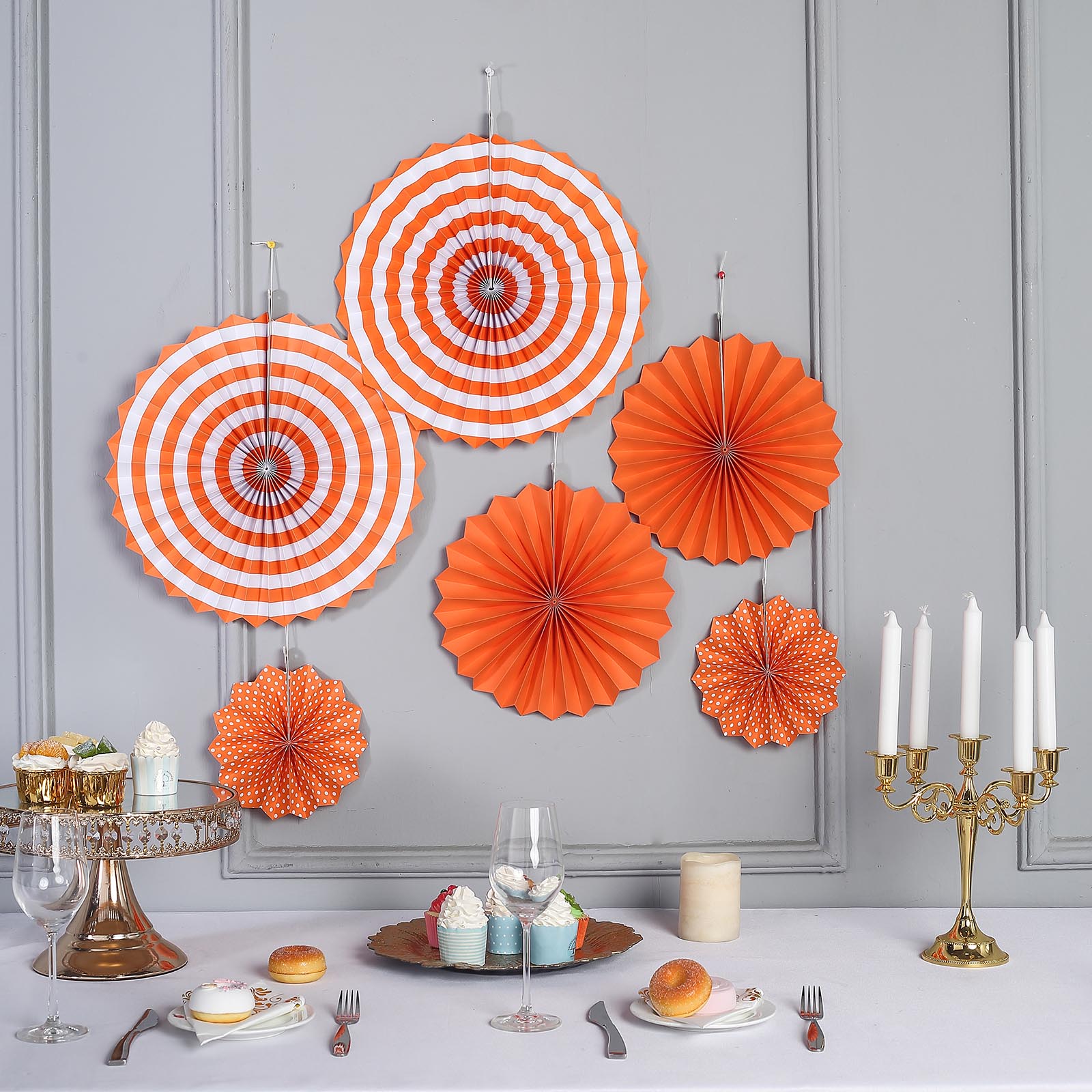 wedding reception fans