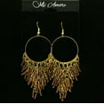thumbnail image 4 of Mi Amore Drop-Dangle-Earrings Brown/Gold-Tone, 4 of 5