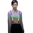 thumbnail image 2 of LINLIN LED Suspenders, Men's Light Up Novelty LED Suspenders USB for Party Night Club, 2 of 8