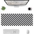 thumbnail image 2 of Black and Wite Checkerboard Mouse Pad Extended Large Gaming Mouse Pad XL Stitched Edges for Gamer Home Office 31.5 X 11.8 Inch, 2 of 14