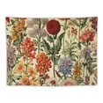 thumbnail image 5 of Creowell Vintage Flowers Tapestry, Long Vertical Wall Hanging Botanical Tapestry for Bedroom Aesthetic Floral Tapestry Botanical Plants Tapestry Wall Hanging Cute Bedroom Decor 60x50inch, 5 of 6