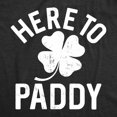 thumbnail image 2 of Mens Here to Paddy T Shirt Funny Saint Patricks Day for Leaf Clover Green Tee Graphic Tees, 2 of 7