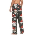 thumbnail image 5 of JSTEL Cat Kitten Christmas Men's Sleepwear Mens Pajama Pants Bottoms with Pockets, S, 5 of 6