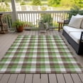 thumbnail image 6 of Addison Rugs Chantille Indoor/Outdoor Transitional Plaid Brown Washable Rectangle Rug, 10' x 14', 6 of 6