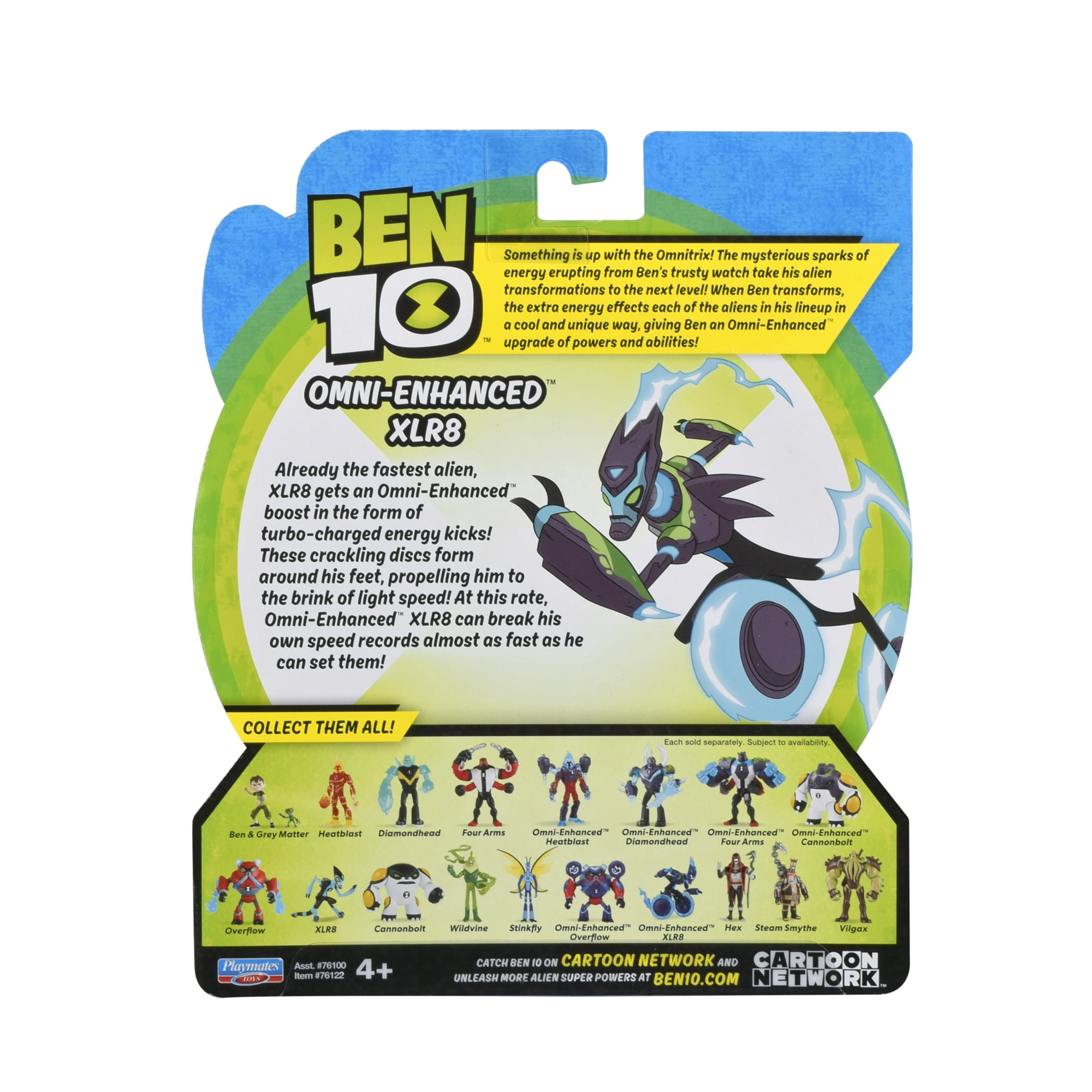 Omni-Enhanced XLR8 - Ben 10 (Reboot) action figure