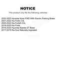 thumbnail image 2 of Positive Plus Front Rear Semi-Metallic Brake Pads Kit for Car Kia Forte Hyundai Kona Soul Elantra GT Forte5 KPF-100543, 2 of 8