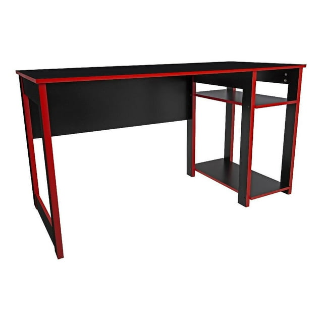 Escritorio Gamer Juvenil Para Computadora Color Rojo/negro KingsHouse 300244