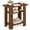 Rustci Brown, variant on ZEXVIDA Narrow Side Table, 3 Tier Rustic End Table for Living Room, Small Wood Nightstand with Storage Shelves, Slim Bedside Table for Bedroom, Couch, Small Spaces, 22.8" High,Farmhouse Style