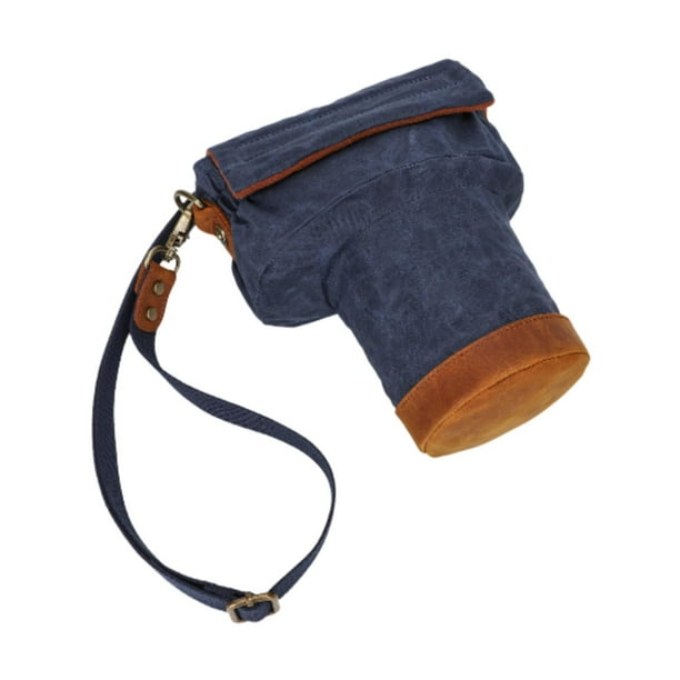 Bolsa para cámara multifunción, práctica y práctica, a la moda, para fotografía al aire libre, funda protectora para pícnic, camping, para hombres y Azul