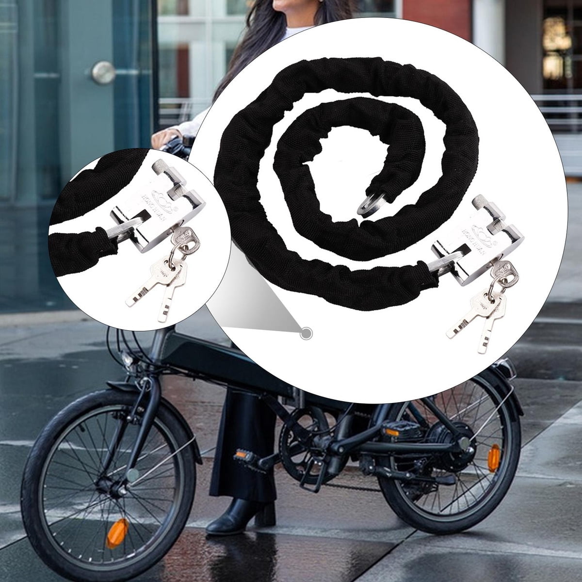 Applicable to Bicycle Chain Lock, Security Lock 1.2 M