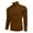 a-Brown123, variant on FINALGANG Mens Solid Color Ribbed Knit Turtleneck Sweater Long Sleeve Ribbed Hem Slim Fit Casual Pullover For Daily Wear Cold Weather Yellow L