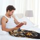 thumbnail image 5 of Balery Fiery Skull Trio Pantalones de pijama para hombre, pijama ultraligero, pantalón de descanso-Medium, 5 of 6