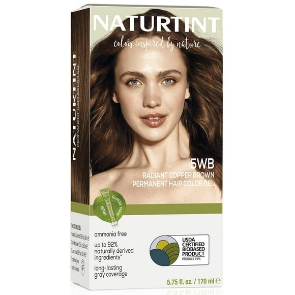 Color de cabello Naturtint 5WB Radiant Copper Brown, paquete de 1 paquete