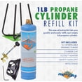 thumbnail image 3 of Kit de cilindros de soldadura de propano Flame King, 400 g, recargables, 3 of 9