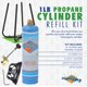 thumbnail image 3 of Kit de cilindros de soldadura de propano Flame King, 400 g, recargables, 3 of 9