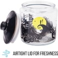 thumbnail image 4 of Silver Buffalo Disney Nightmare Before Christmas Moon Hill Graveyard Glass Jar with Lid, 6 Inches, 4 of 10
