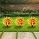 thumbnail image 4 of Plantas artificiales para el suelo, decoración exterior, flores simuladas para puertas de entrada y alféizares de ventanas con diseño fácil de enchufar, sin necesidad de mantenimiento para una bellez, 4 of 5