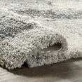 thumbnail image 4 of nuLOOM Sidonie Abstract Clouds Shag Area Rug, 5' x 7' 7", Light Gray, 4 of 9