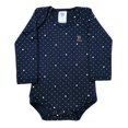 thumbnail image 1 of Baby Bodysuit Unisex Polka Dot Long Sleeve Infant Pulla Bulla Sizes 0-18 Months, 1 of 1