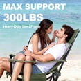 thumbnail image 3 of Coliware Folding Backpack Beach Chair, Army Green Compact Lightweight Camping Chair with Carry Bag Cup Holder, Outdoor Reclining Low-Profile Travel Chair for Adults, Heavy-Duty, 3 of 10