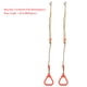 thumbnail image 4 of Plástico duradero un par de anillos de gimnasio anillo de fitness ligero para uso en interiores y exteriores anillo colgante para niños ANGGREK  Otros, 4 of 8