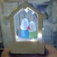 thumbnail image 4 of Escena del nacimiento y luces LED. Estatuas sagradas de la familia en resina., 4 of 8