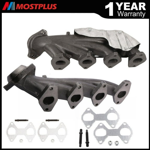 MOSTPLUS Set 2 Exhaust Manifold w/ Gasket for Ford F150 Expedition 5.4L Left & Right Side