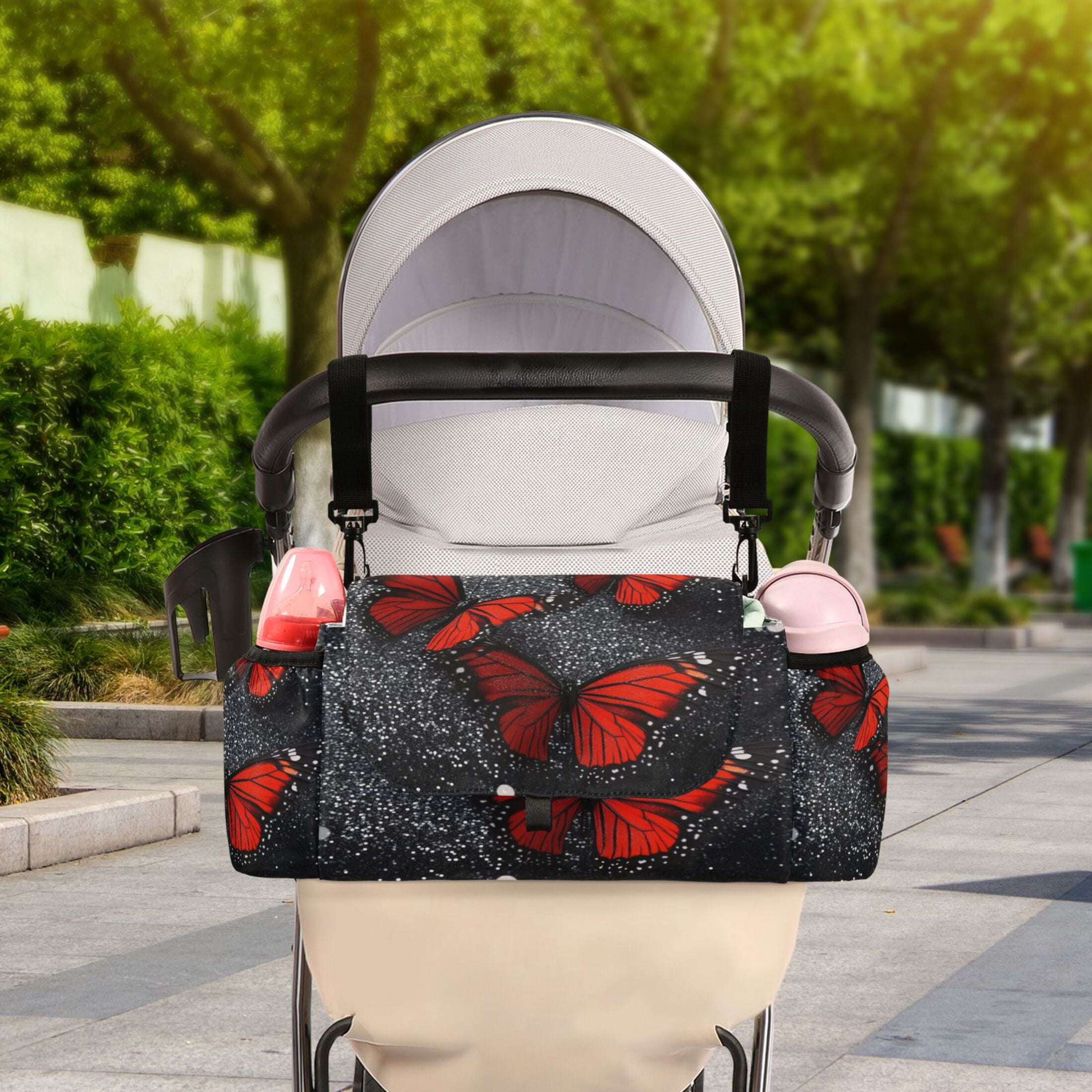 DIXRUYEE Stroller Organizer Wings Of Fire Printed