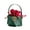 D, variant on Christmas Apple Bag Leather Handle Bucket Christmas Eve Flannel Gift Pouch Candy Bag Velvet Drawstring Sack Holiday Favor Party Gift Packaging